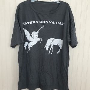 Medium “Haters Gonna Hate” t-shirt